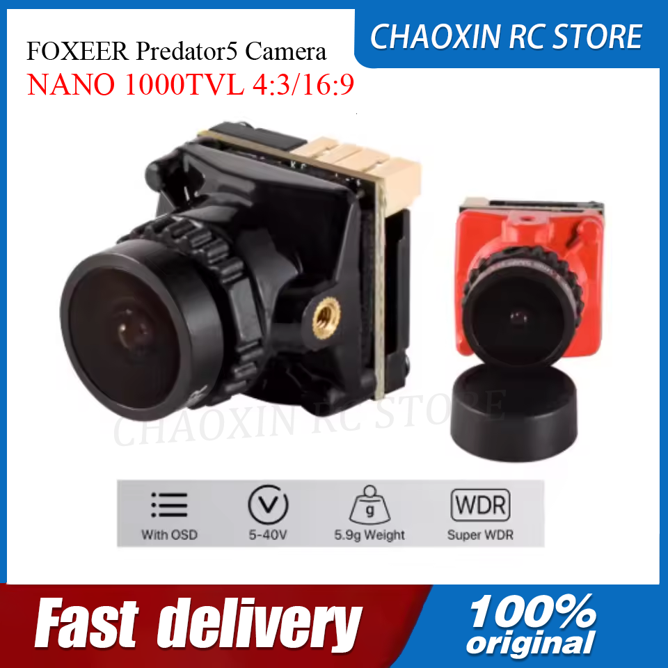 Drone Racing Camera - FOXEER Predator5 카메라 NANO 1000TVL 4:3/16:9
