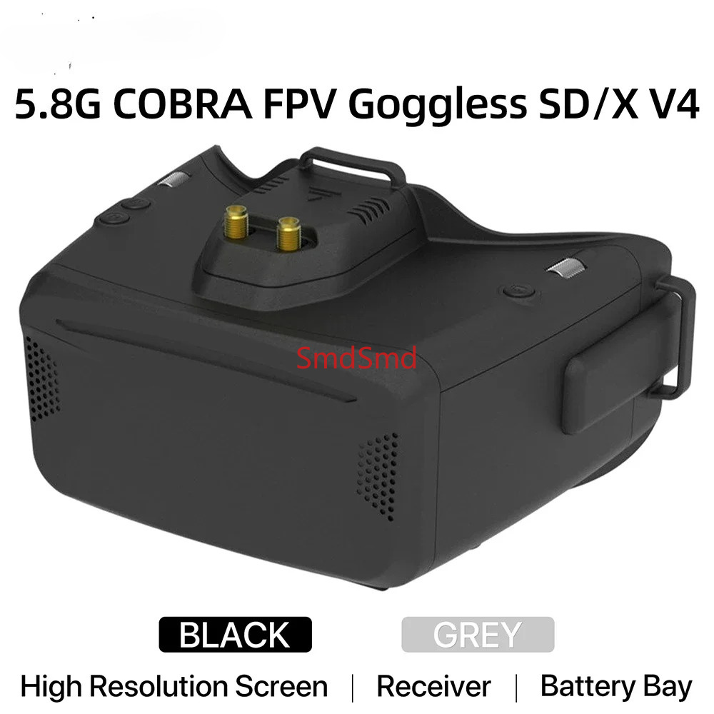 코브라 SD X V4 FPV 비디오 고글 800x480 - Drone Racing Goggles 리뷰 및 가격